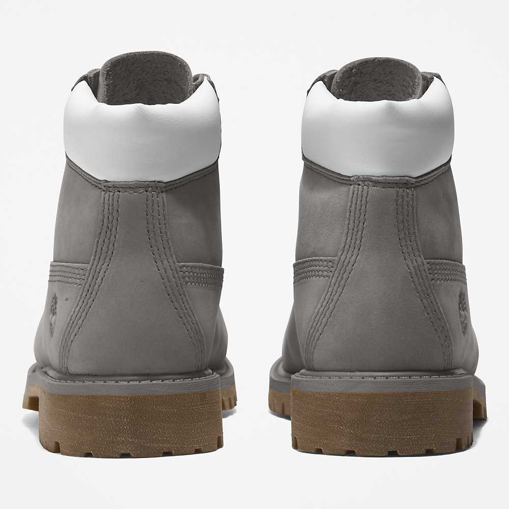 Grey Kids' Timberland Premium® 6 Inch Waterproof Boots | Israel-4219585