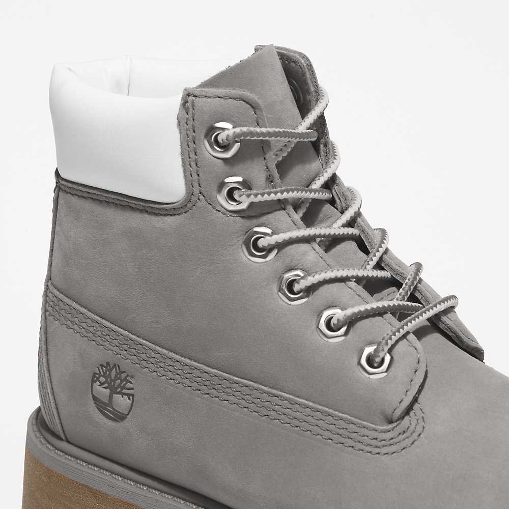 Grey Kids' Timberland Premium® 6 Inch Waterproof Boots | Israel-4219585