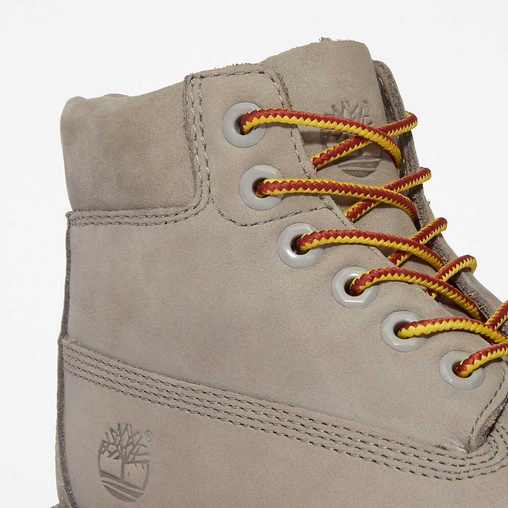 Grey Kids' Timberland Premium® 6 Inch Waterproof Boots | Israel-4219636