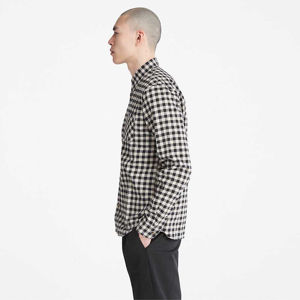 Grey Men's Timberland Back River Check Check Shirt | Israel-0165947