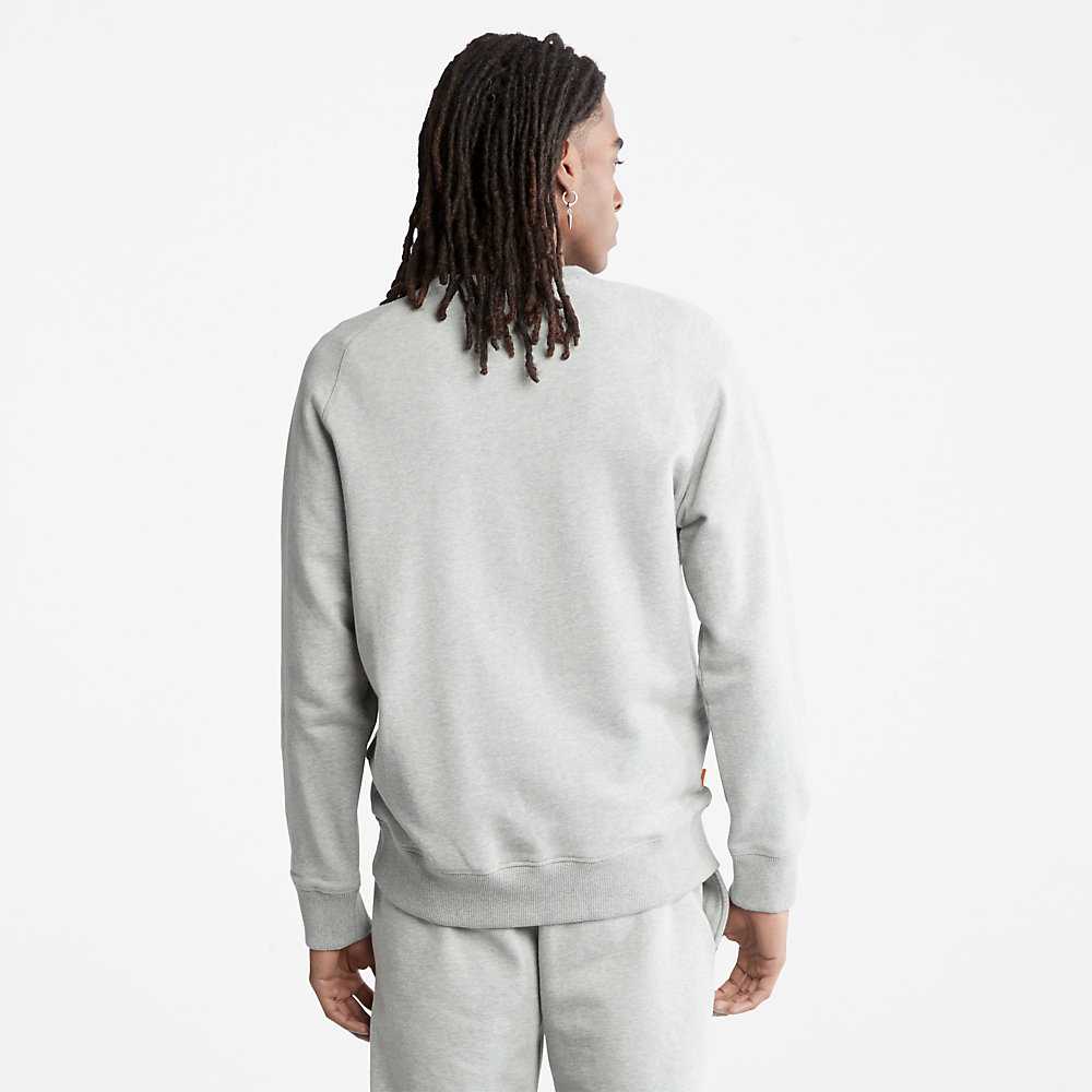 Grey Men's Timberland Exeter River Sweatshirt | Israel-9153082