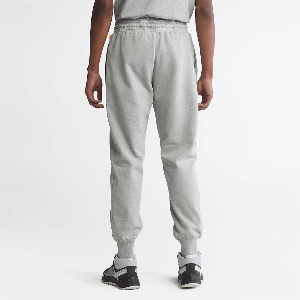 Grey Men's Timberland Logo Sweatpants | Israel-7324106