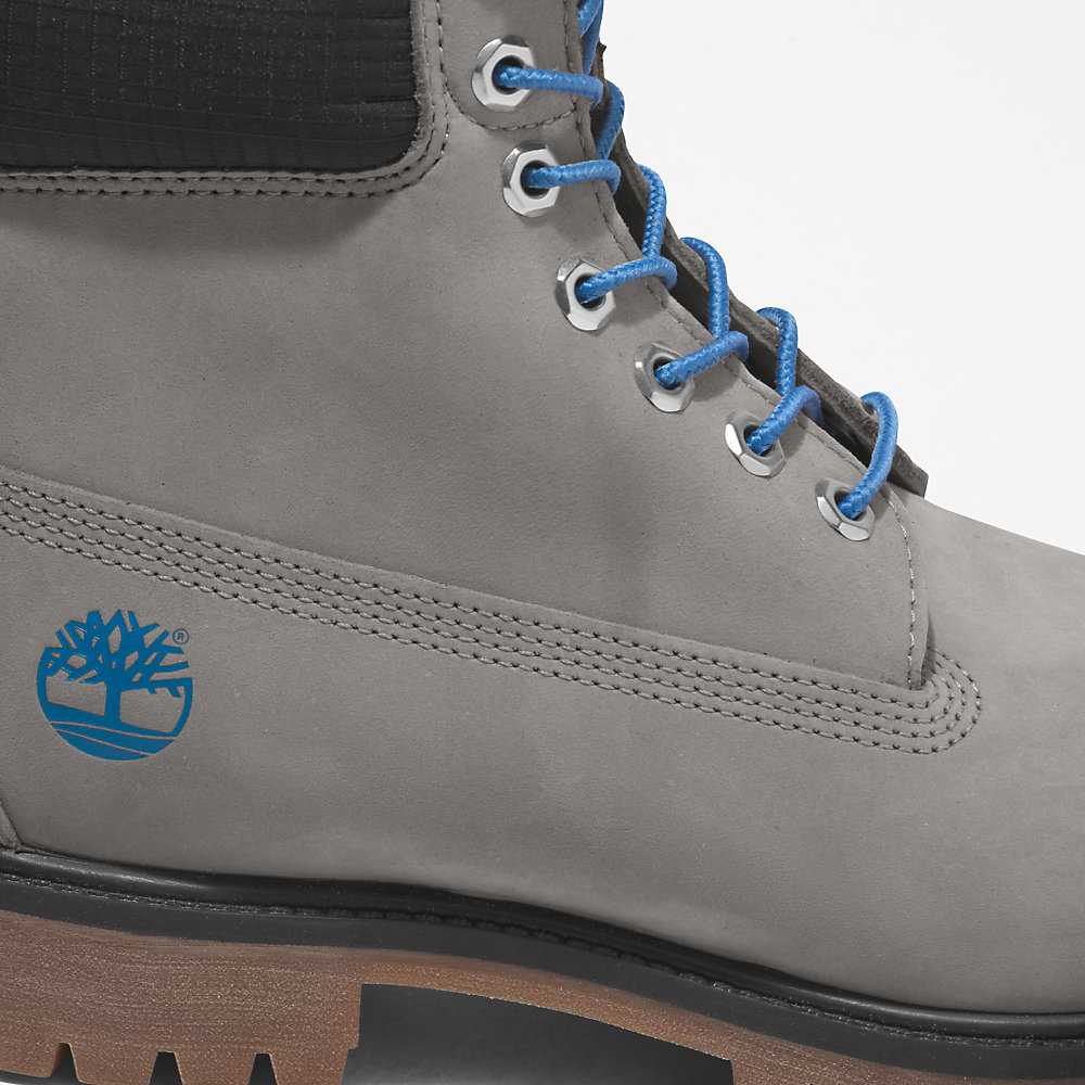 Grey Men's Timberland Premium® 6 Inch Waterproof Boots | Israel-6439175