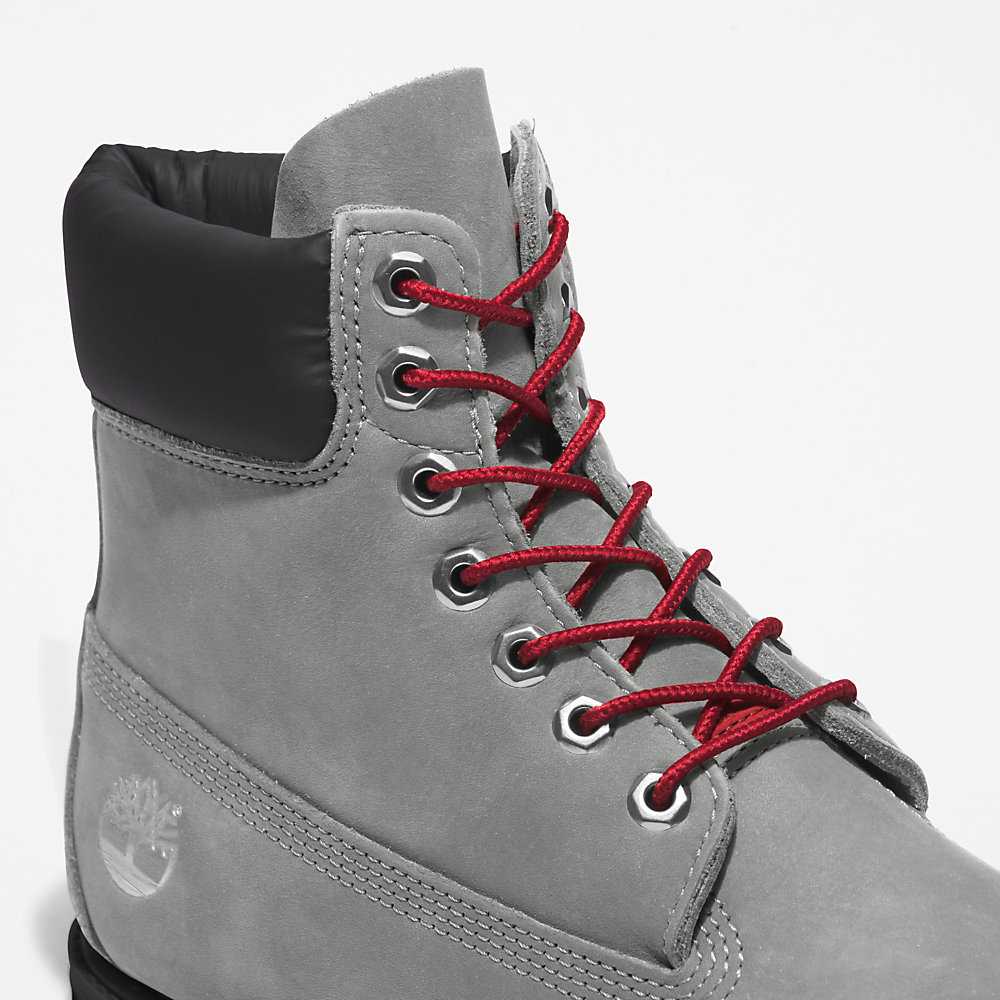 Grey Men's Timberland Premium® 6 Inch Waterproof Boots | Israel-7685190