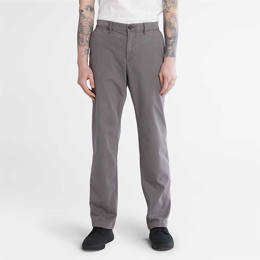 Grey Men\'s Timberland Ultrastretch Pants | Israel-4873921