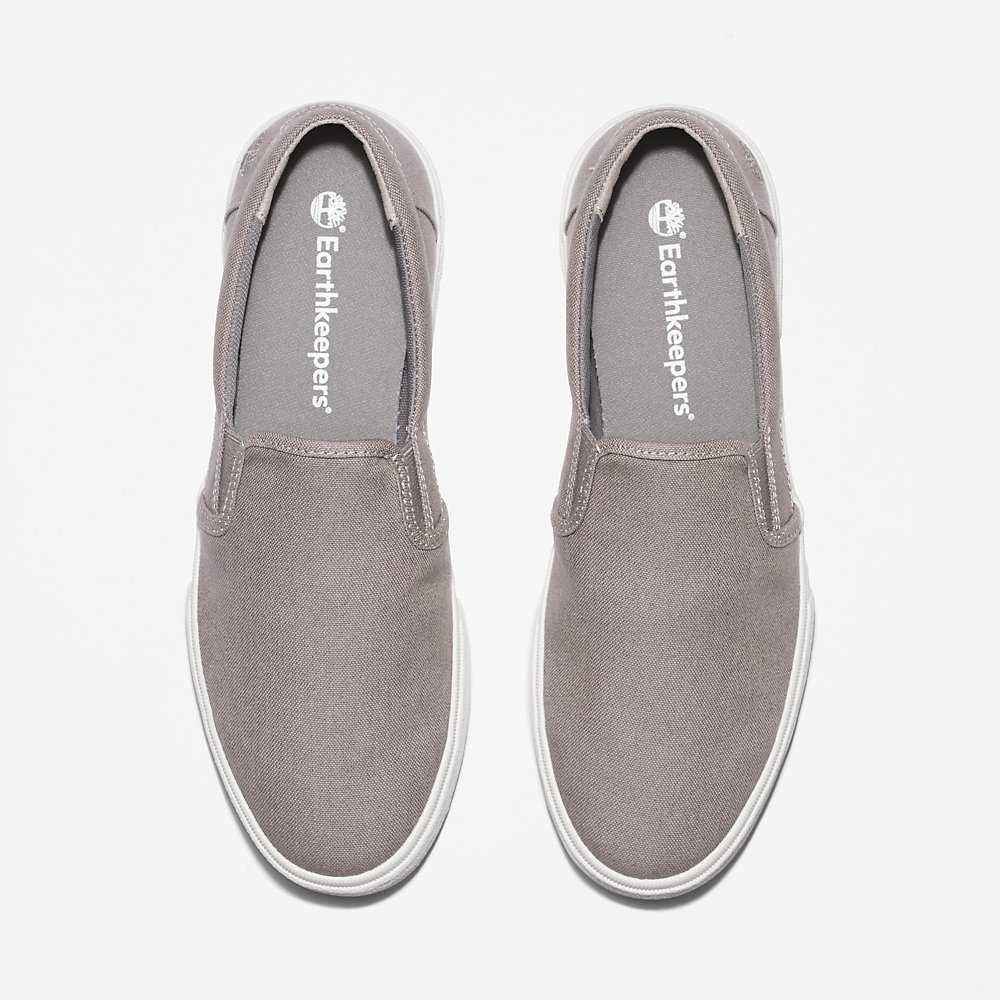 Grey Men's Timberland Union Wharf 2.0 Slip On Shoes | Israel-3095781