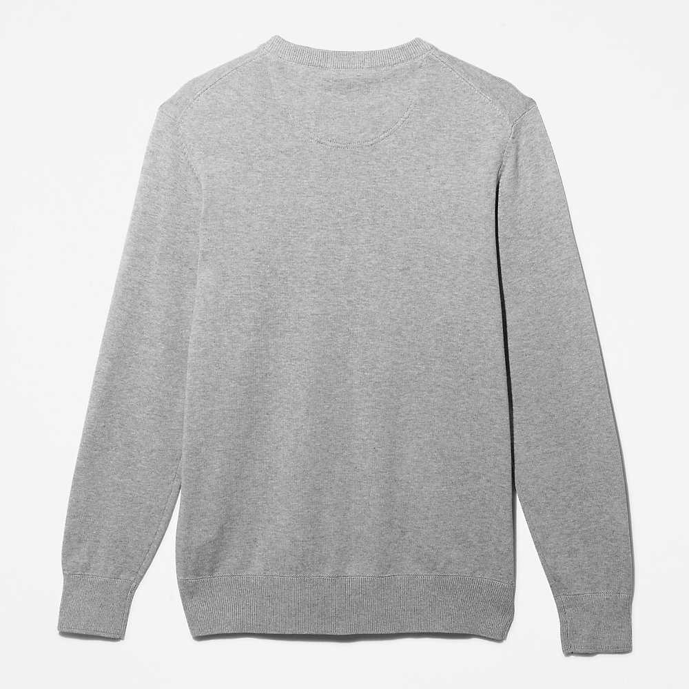 Grey Men's Timberland Williams River Sweaters | Israel-8493652