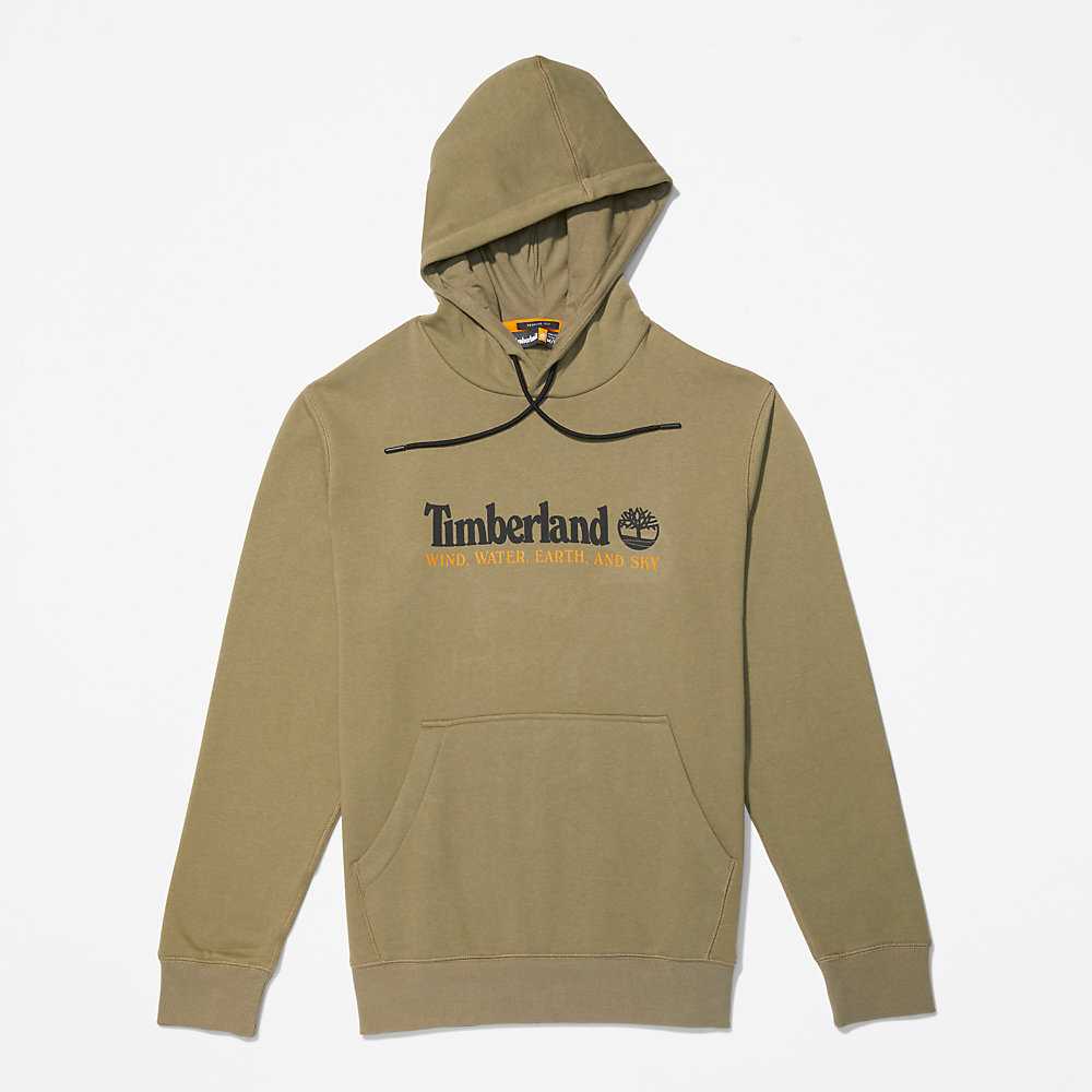 Grey Men's Timberland Wind Water Earth And Sky Hoodie | Israel-8759432