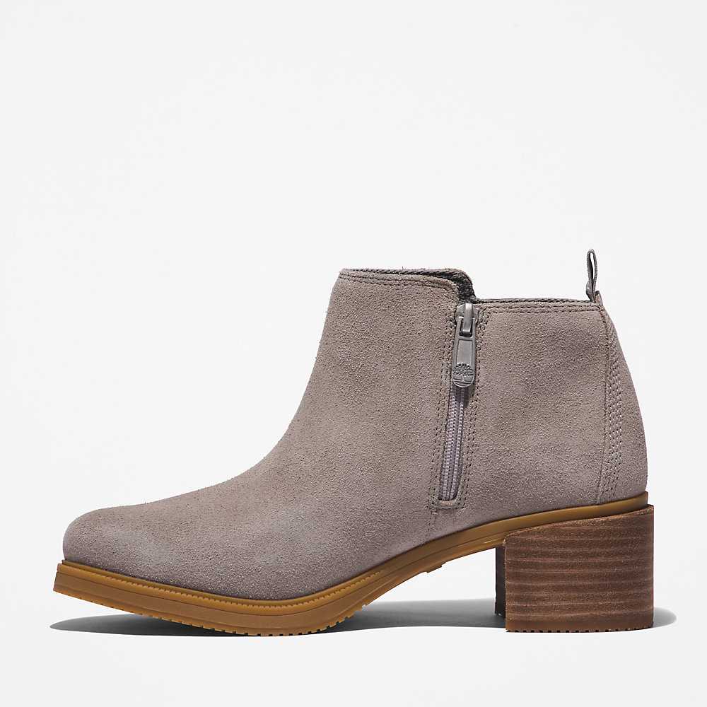 Grey Women's Timberland Dalston Vibe Booties | Israel-3487105