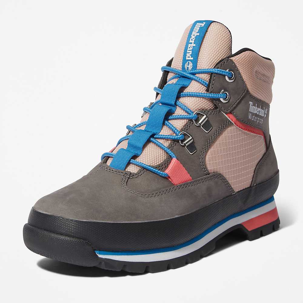 Grey Women's Timberland Euro Hiker Hiking Boots | Israel-0758314