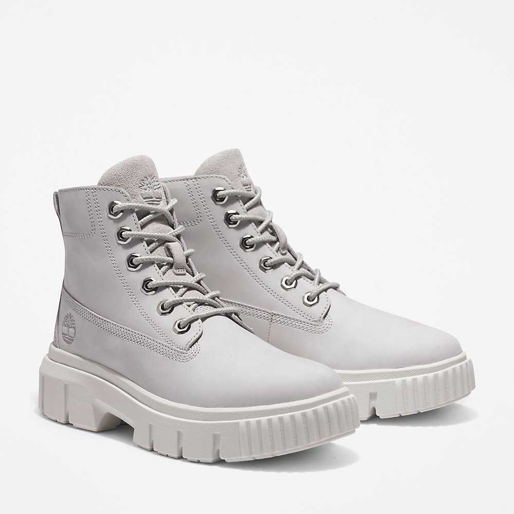 Grey Women's Timberland Greyfield Lace Up Boots | Israel-3625879