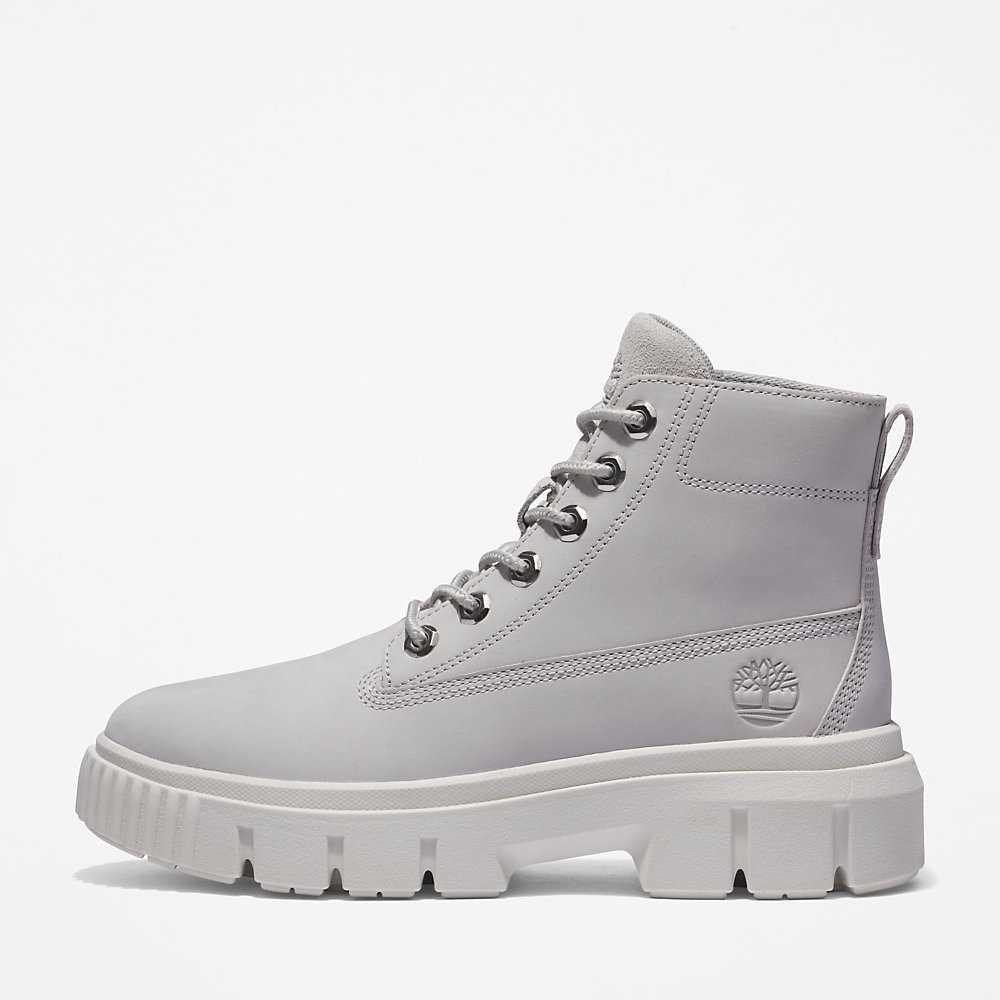 Grey Women's Timberland Greyfield Lace Up Boots | Israel-3625879