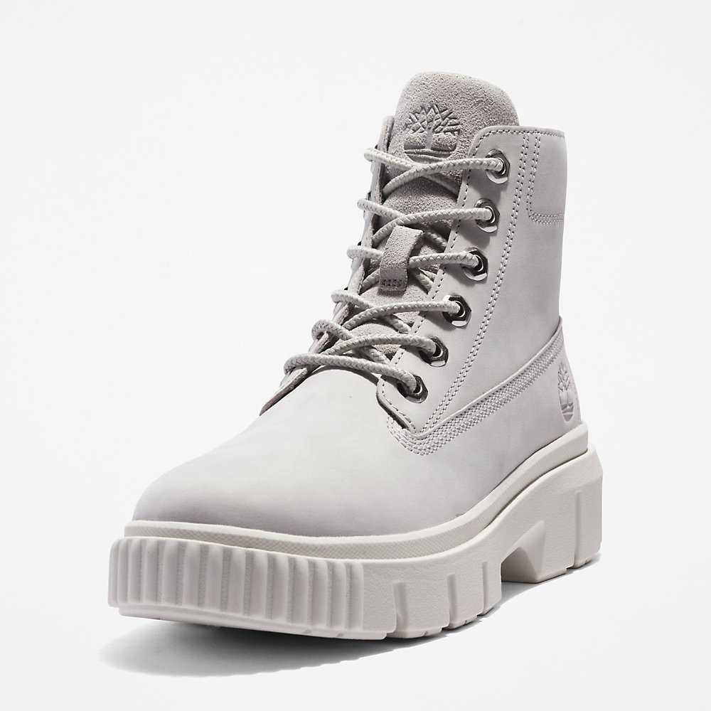 Grey Women's Timberland Greyfield Lace Up Boots | Israel-3625879