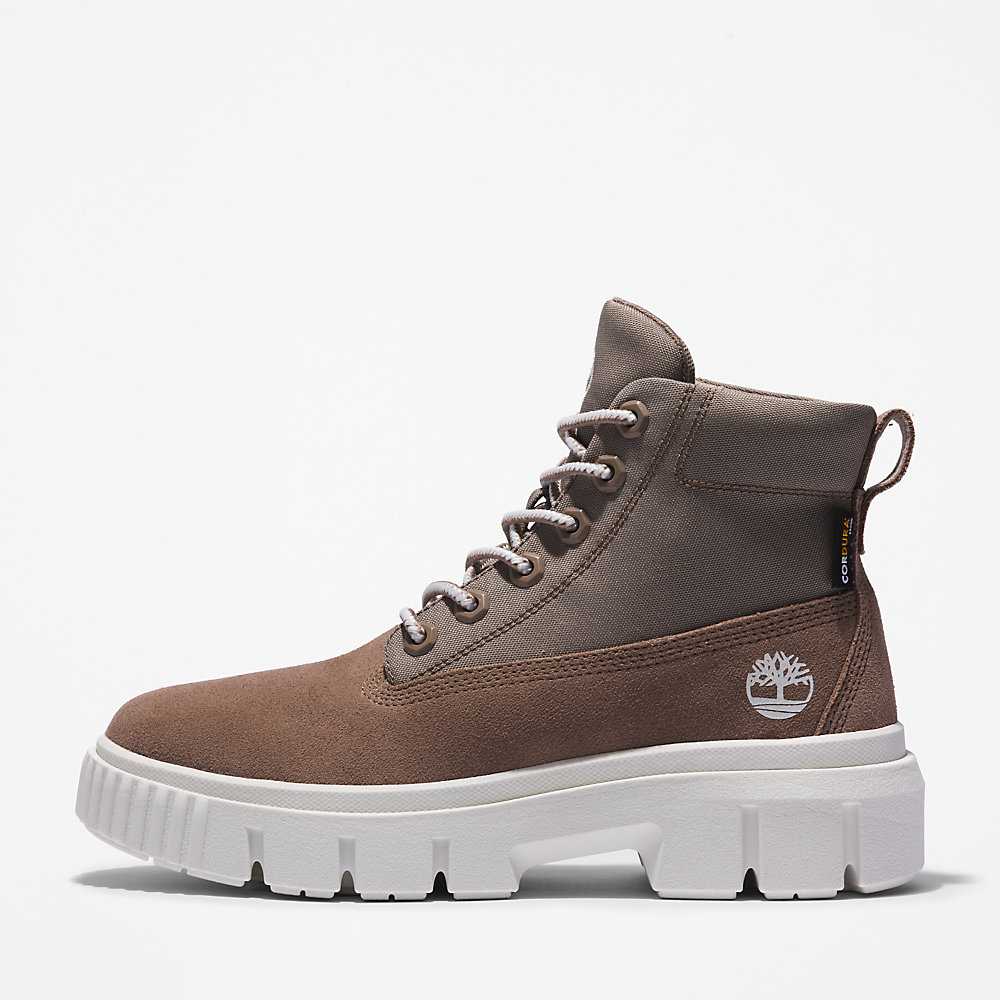 Grey Women's Timberland Greyfield Waterproof Boots | Israel-3048659