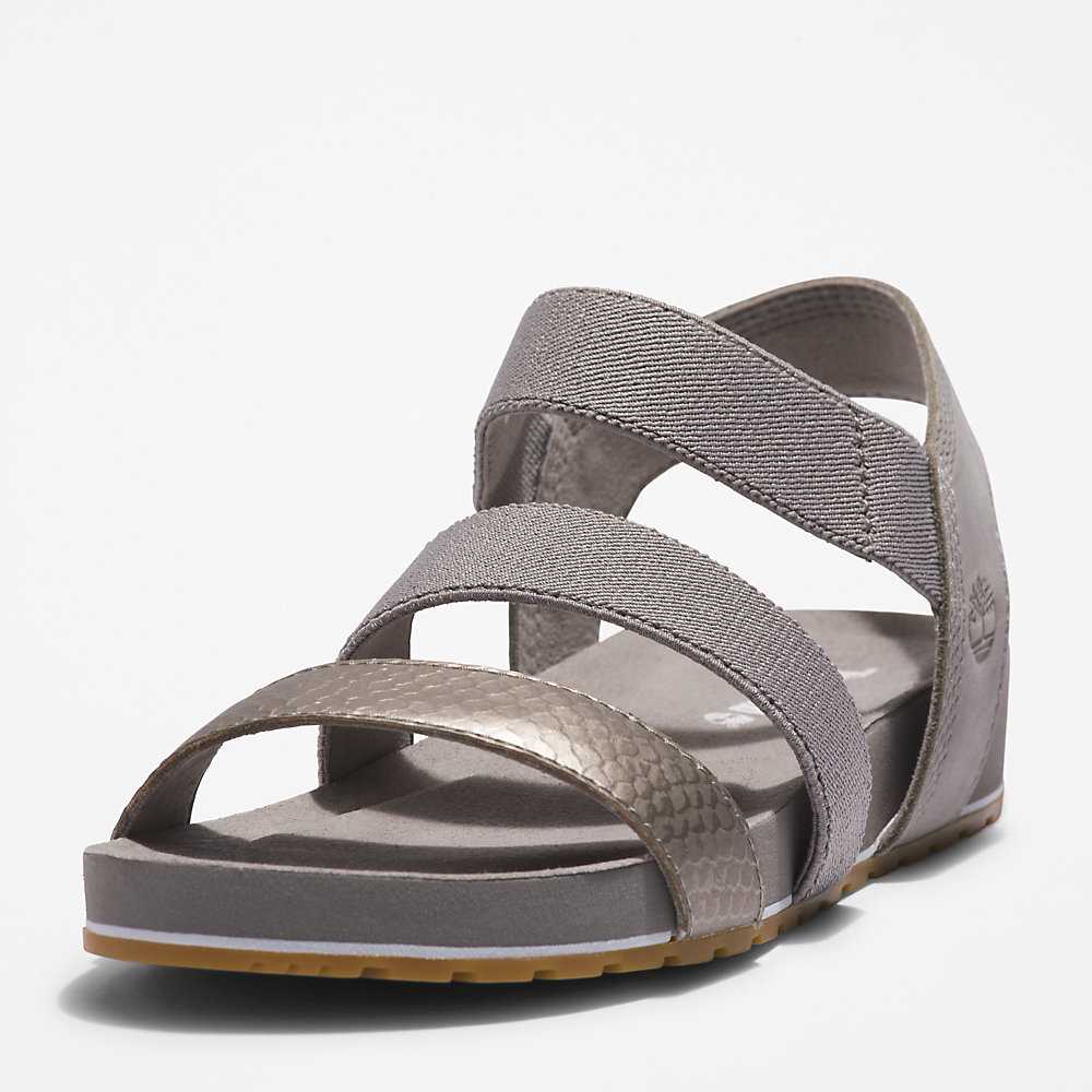 Grey Women's Timberland Malibu Waves Sandals | Israel-1256348