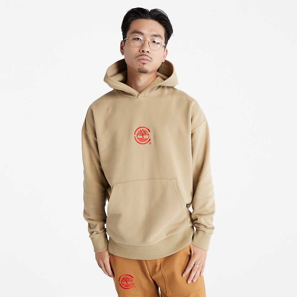 Khaki Men's Timberland CLOT x Timberland® Hoodie | Israel-4279016