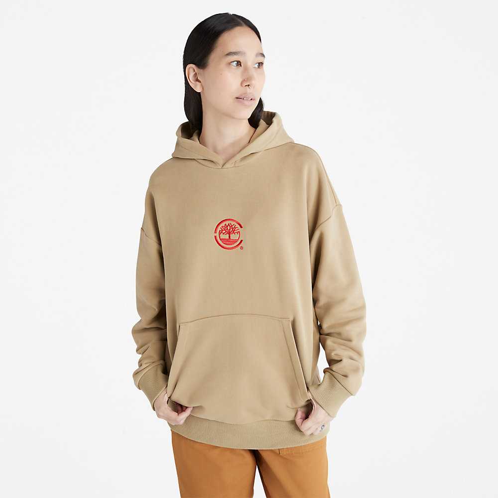 Khaki Men's Timberland CLOT x Timberland® Hoodie | Israel-4279016