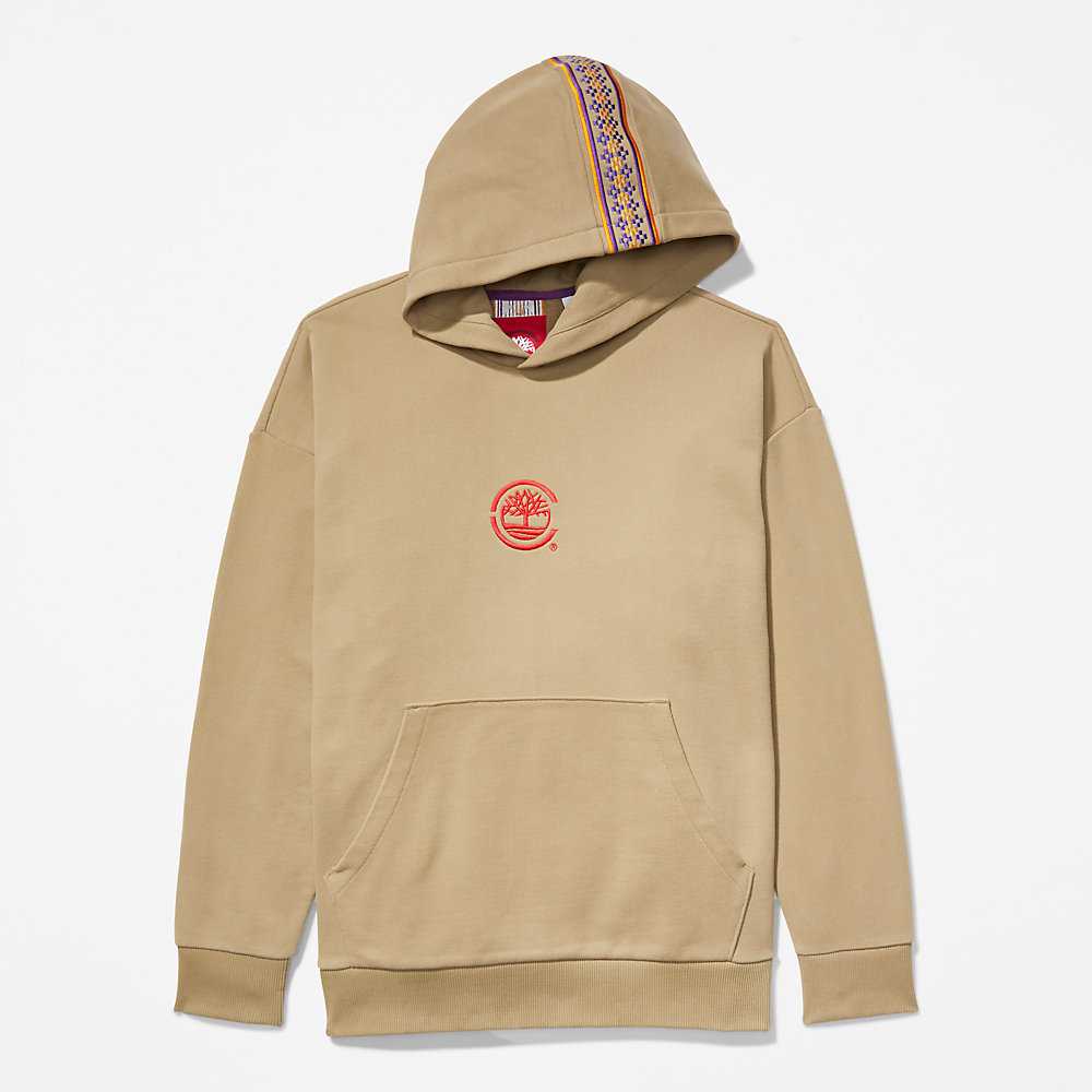 Khaki Men's Timberland CLOT x Timberland® Hoodie | Israel-4279016