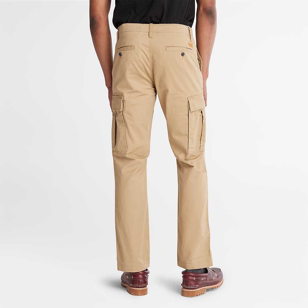 Khaki Men's Timberland Squam Lake Cargo Pants | Israel-5760328