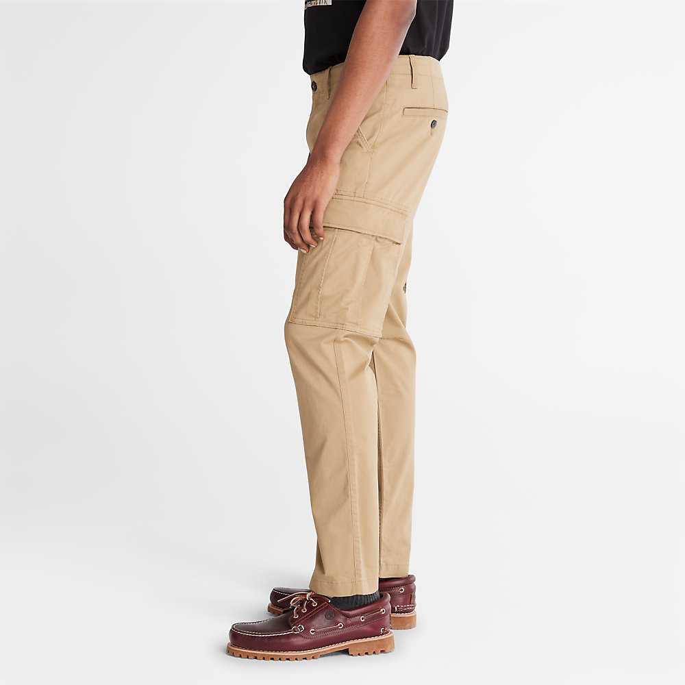 Khaki Men's Timberland Squam Lake Cargo Pants | Israel-5760328