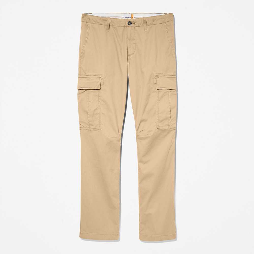 Khaki Men's Timberland Squam Lake Cargo Pants | Israel-5760328