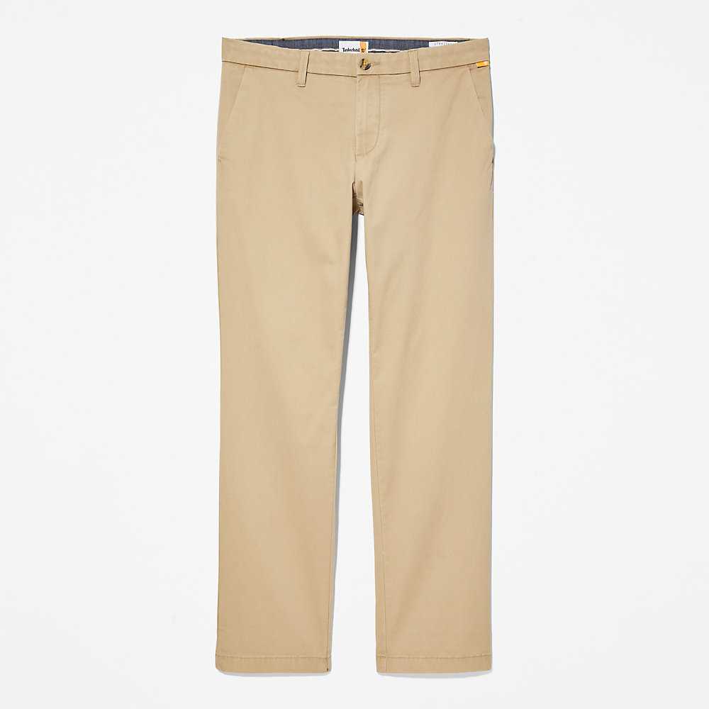 Khaki Men's Timberland Squam Lake Pants | Israel-8130469