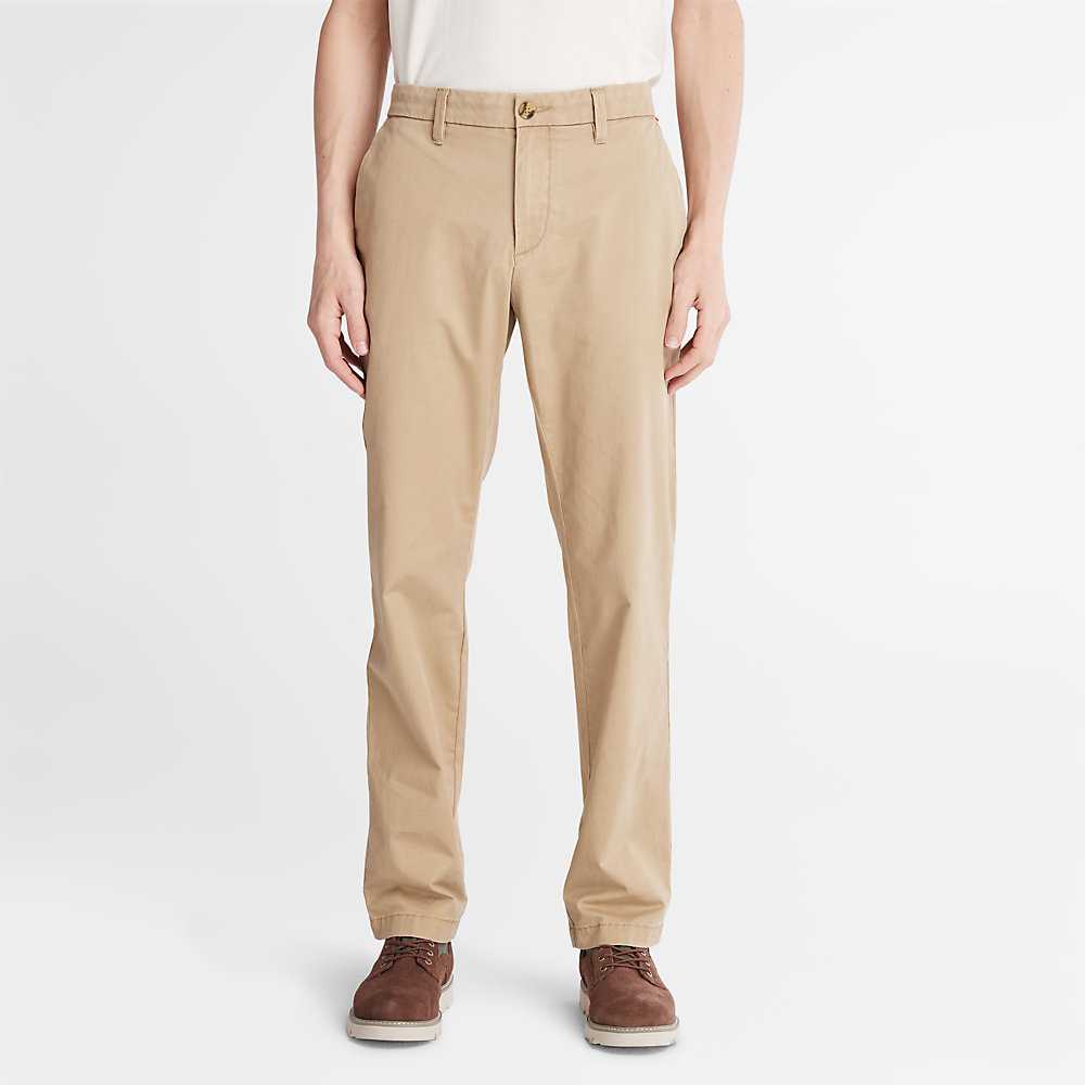 Khaki Men\'s Timberland Squam Lake Pants | Israel-8130469