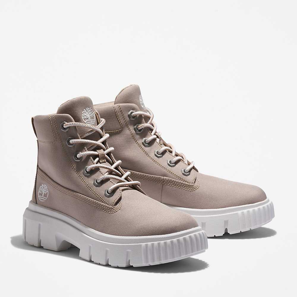 Light Beige Women's Timberland Greyfield Waterproof Boots | Israel-2915780