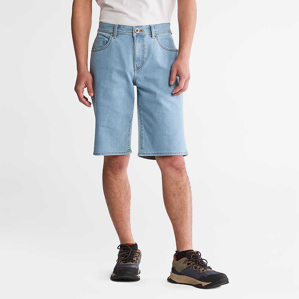 Light Blue Men\'s Timberland Canobie Lake Shorts | Israel-4850293