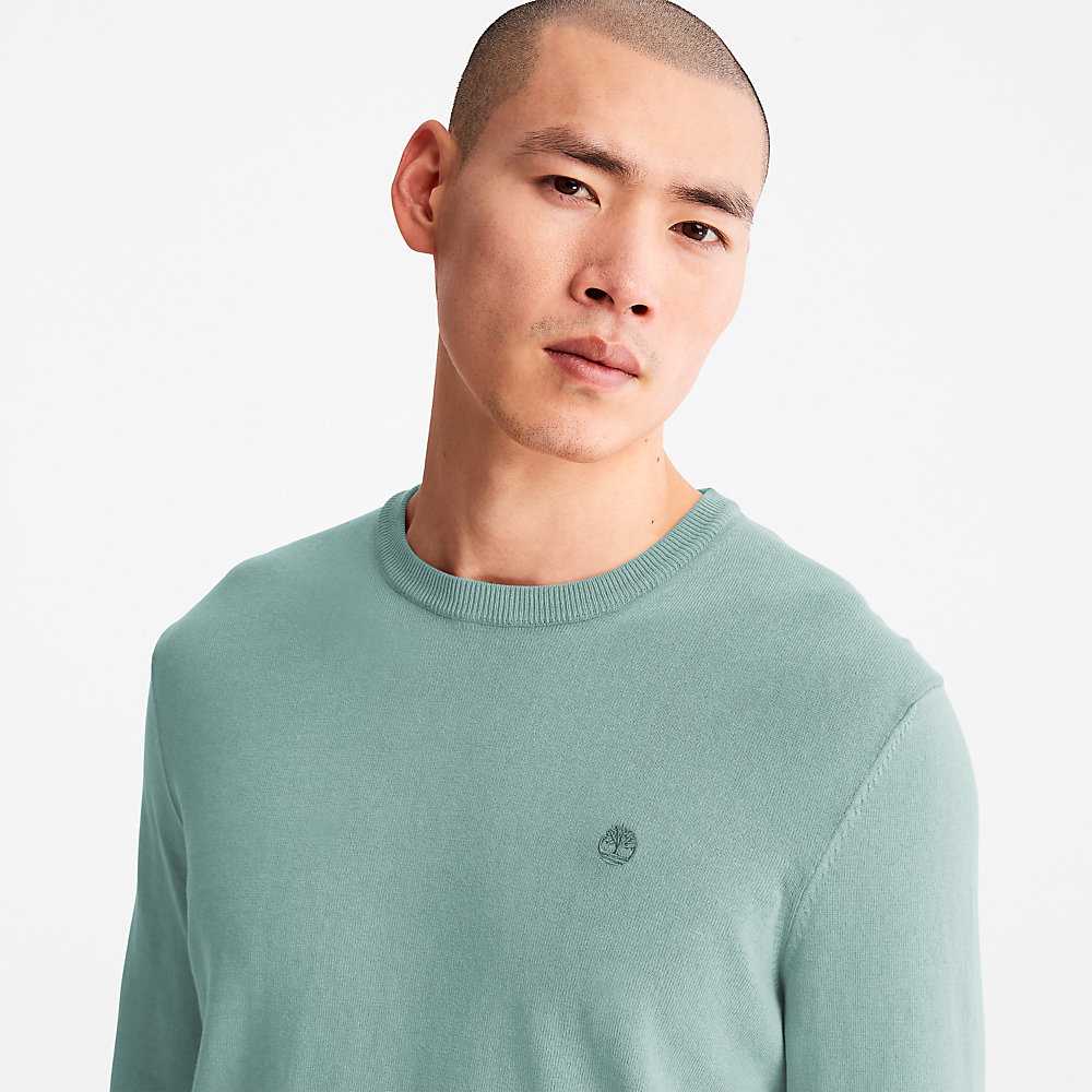 Light Blue Men's Timberland Earthkeepers Sweatshirt | Israel-8167503