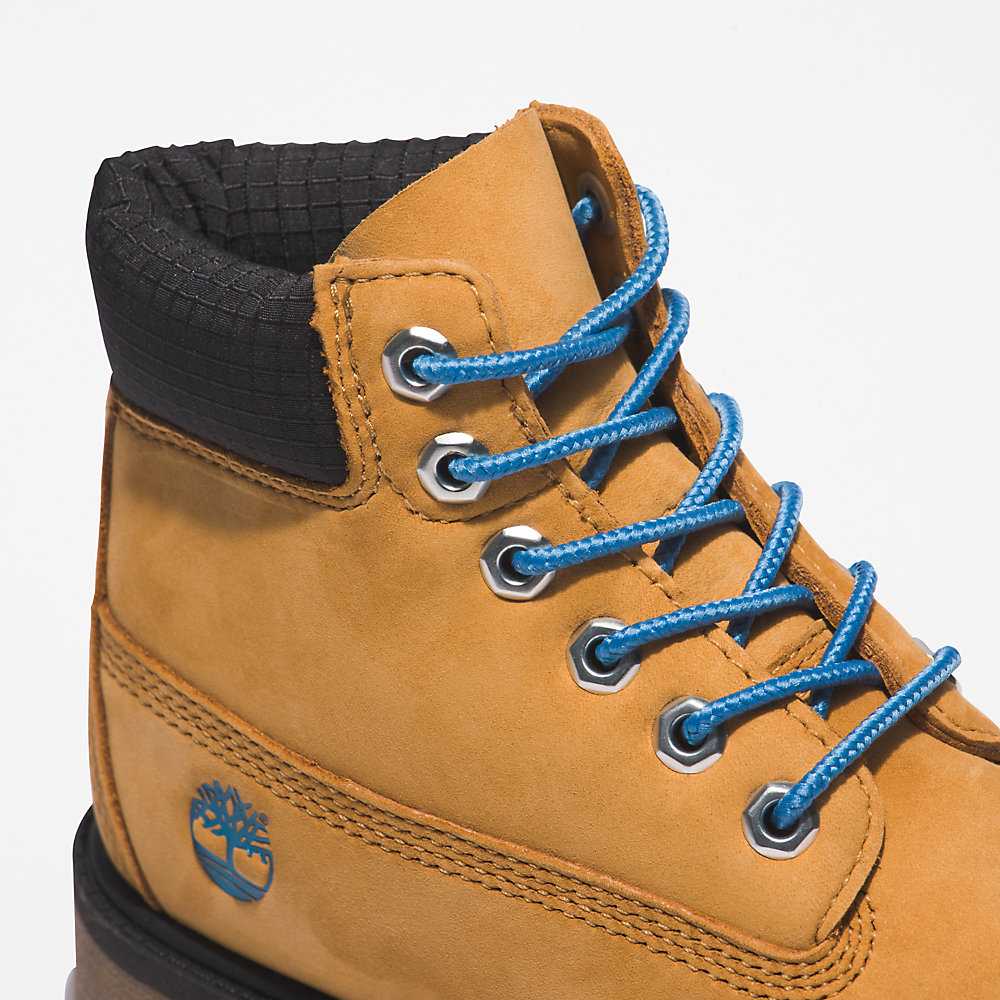 Light Brown Kids' Timberland Premium® 6 Inch Waterproof Boots | Israel-4219555