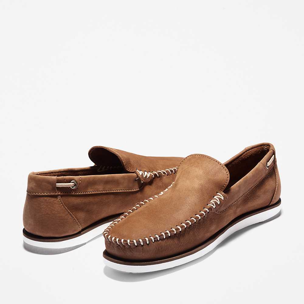 Light Brown Men's Timberland Atlantis Break Loafers | Israel-7916534