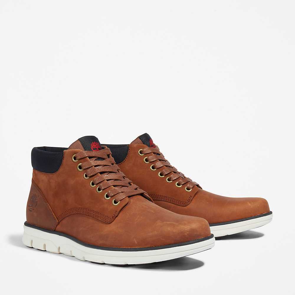 Light Brown Men's Timberland Bradstreet Chukka Boots | Israel-0149675