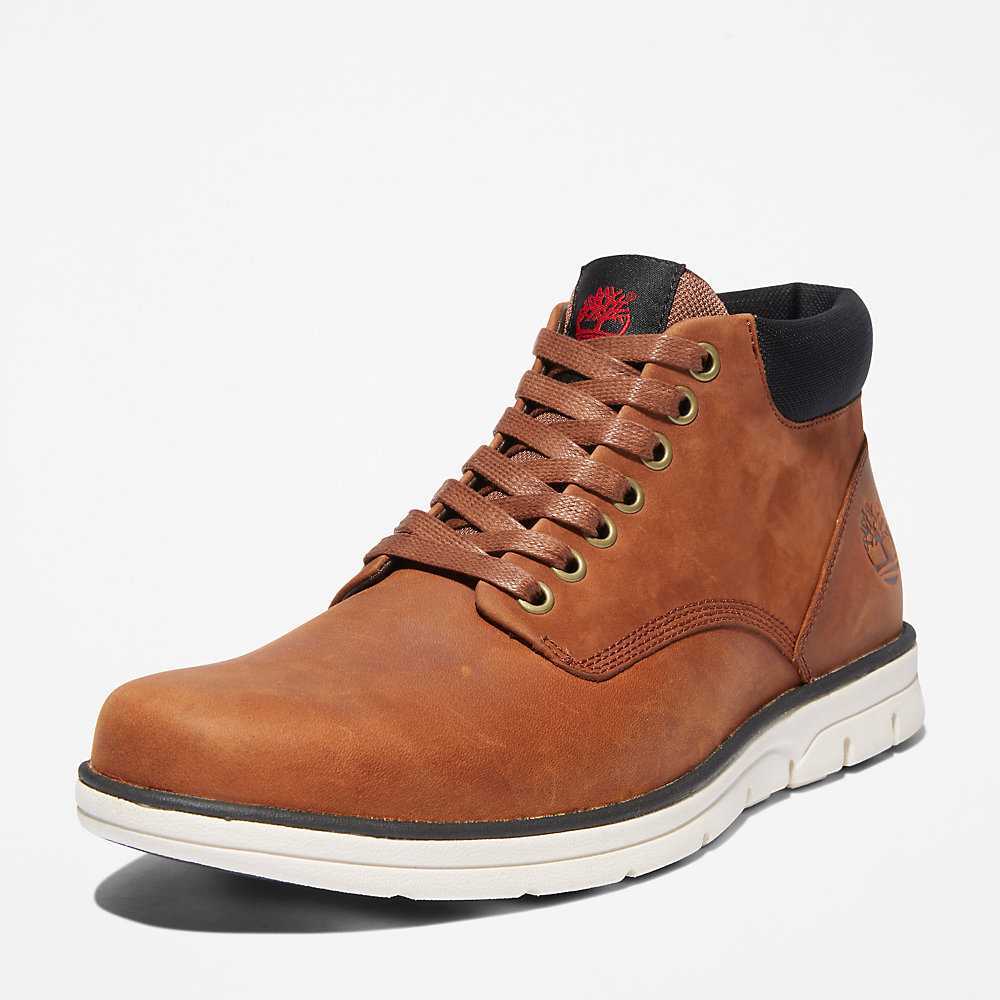 Light Brown Men's Timberland Bradstreet Chukka Boots | Israel-0149675