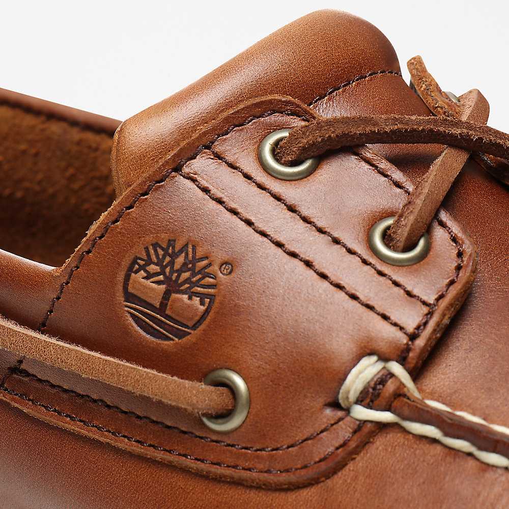 Light Brown Men's Timberland Classic Boat Shoes | Israel-2763849