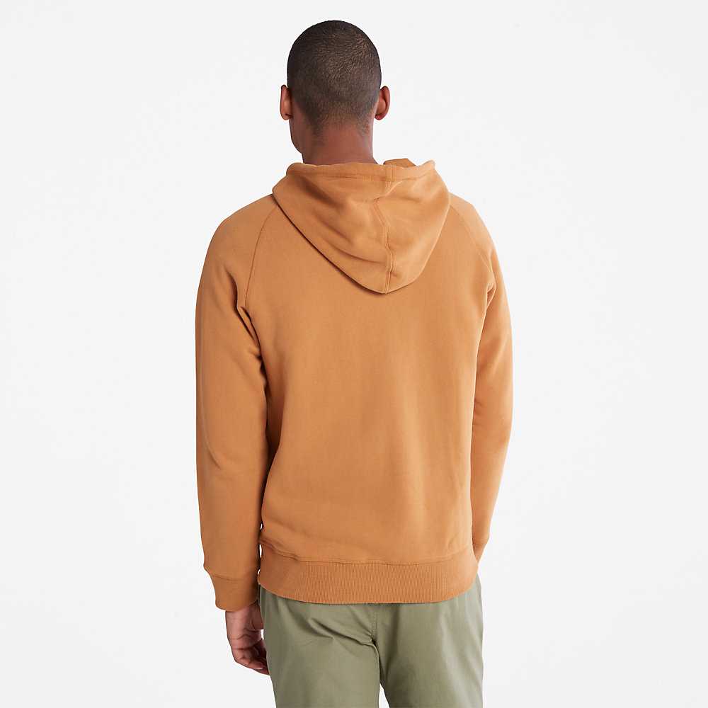 Light Brown Men's Timberland Exeter River Hoodie | Israel-6014295