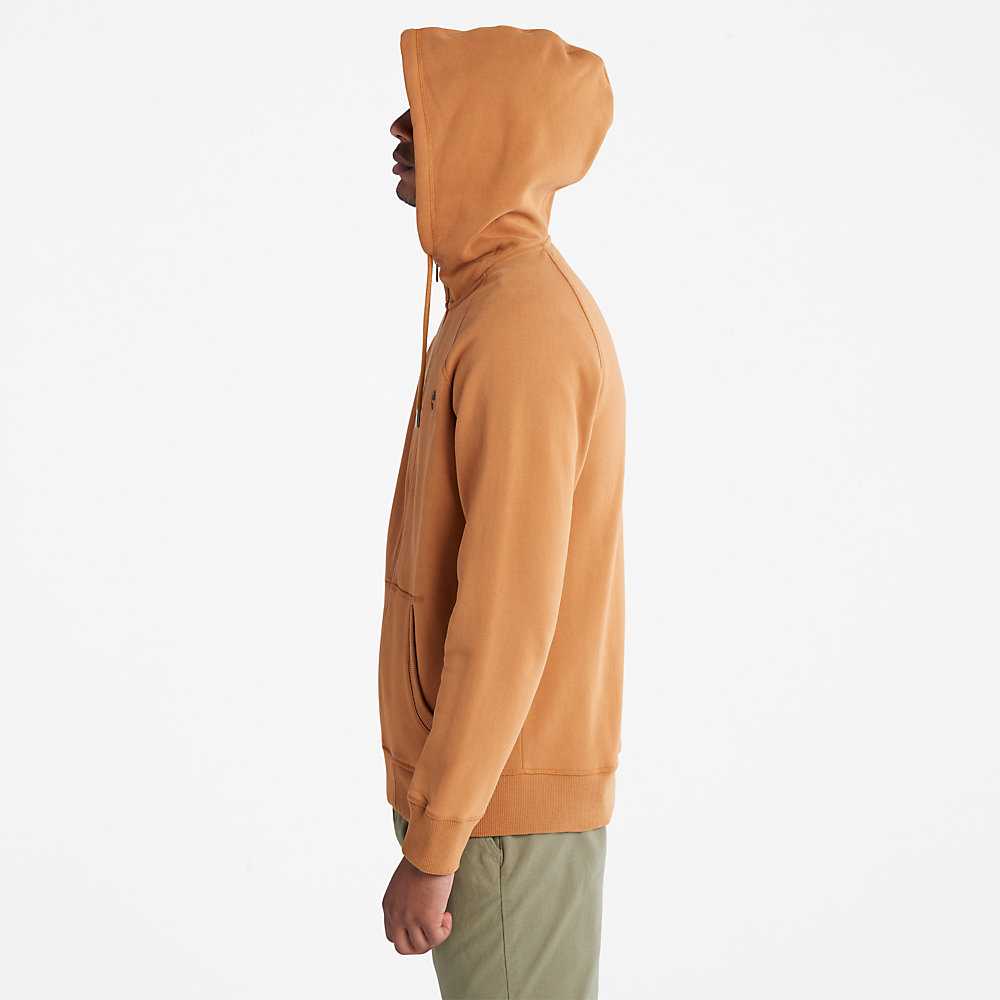 Light Brown Men's Timberland Exeter River Hoodie | Israel-6014295