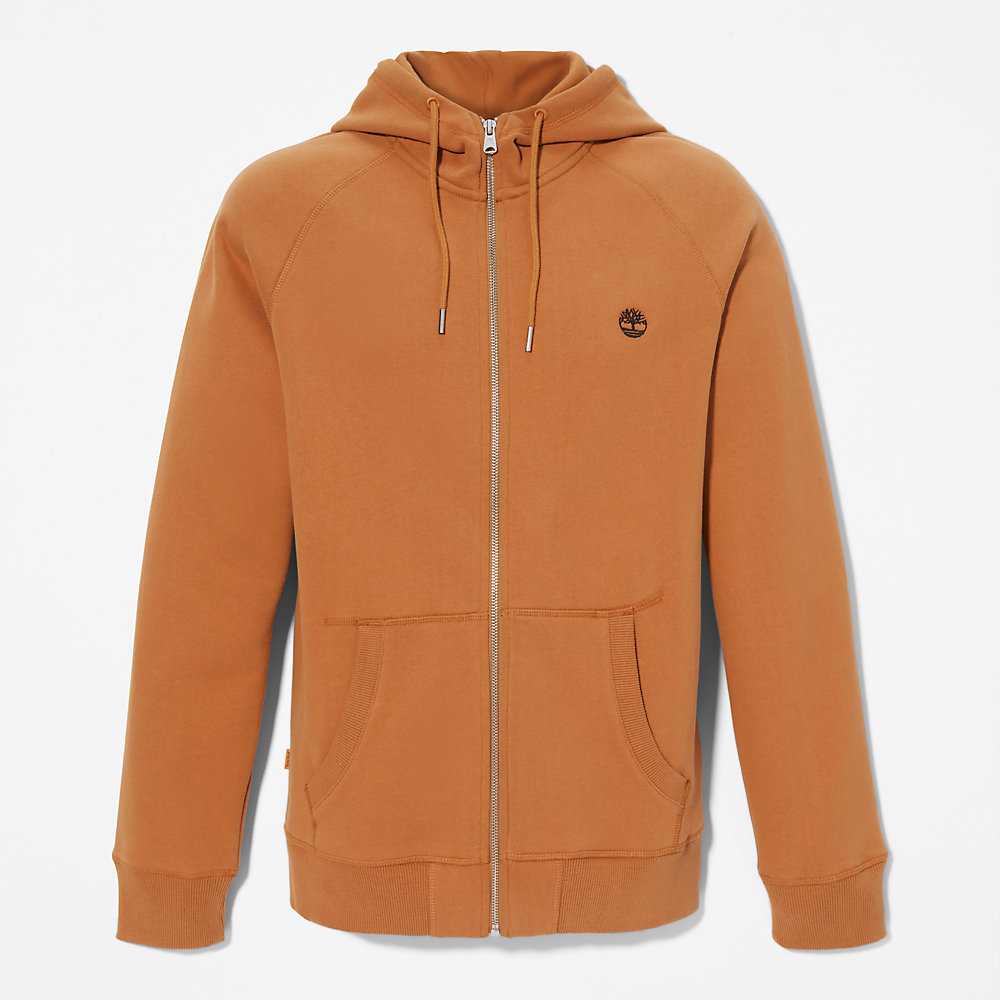 Light Brown Men's Timberland Exeter River Hoodie | Israel-6014295