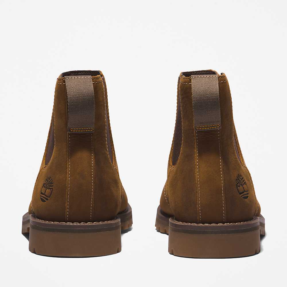 Light Brown Men's Timberland Larchmont Chelsea Boots | Israel-5964732