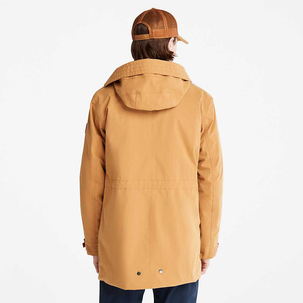 Light Brown Men's Timberland Snowdon Peak Parka Jackets | Israel-0128534