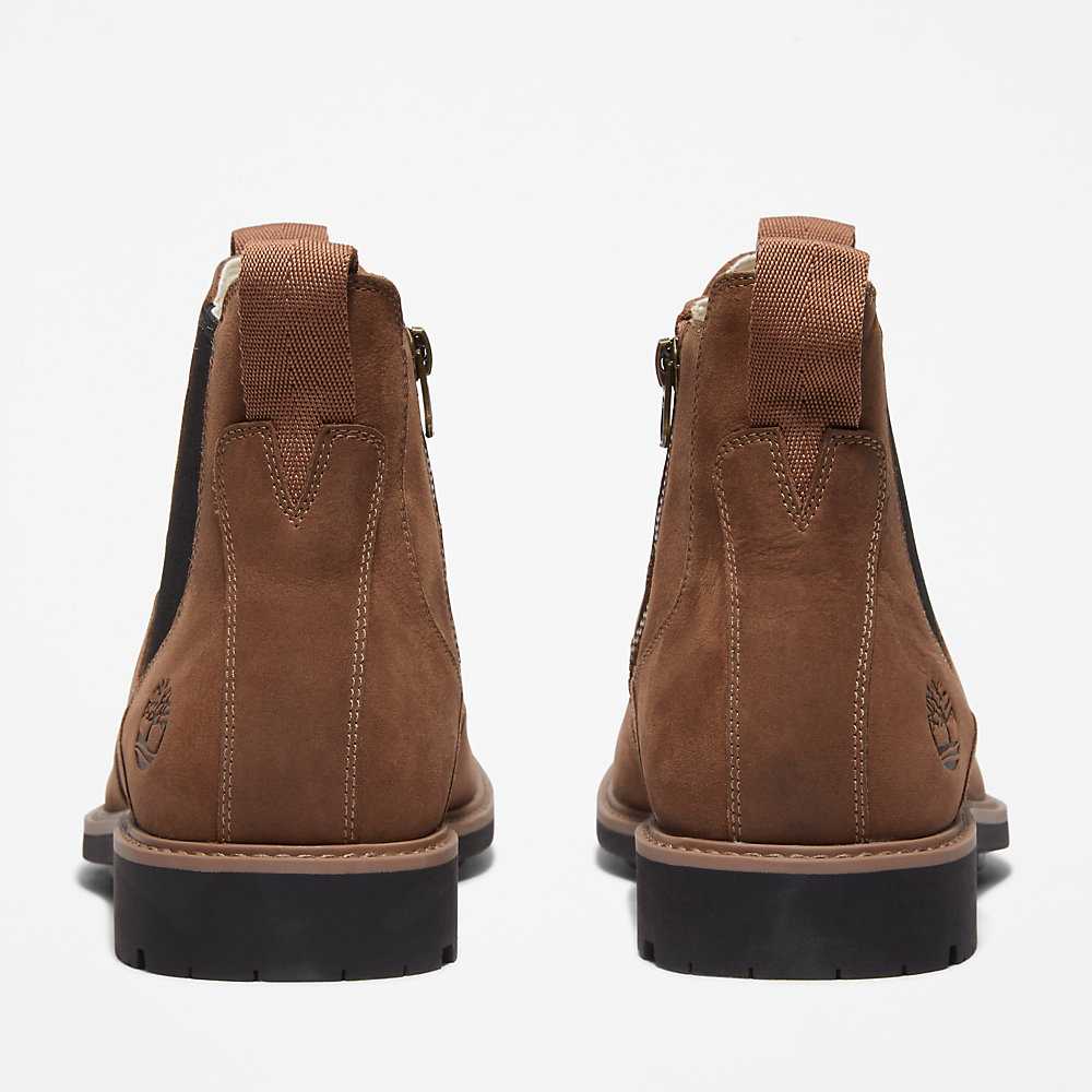 Light Brown Men's Timberland Stormbucks Chelsea Boots | Israel-6053291