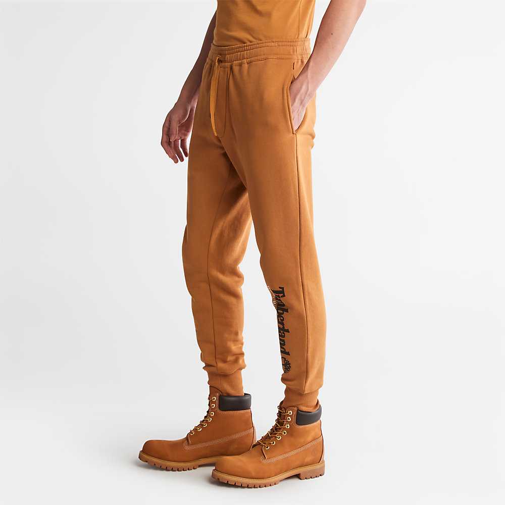 Light Brown Men's Timberland Wind Water Earth And Sky Track Pants | Israel-6278159