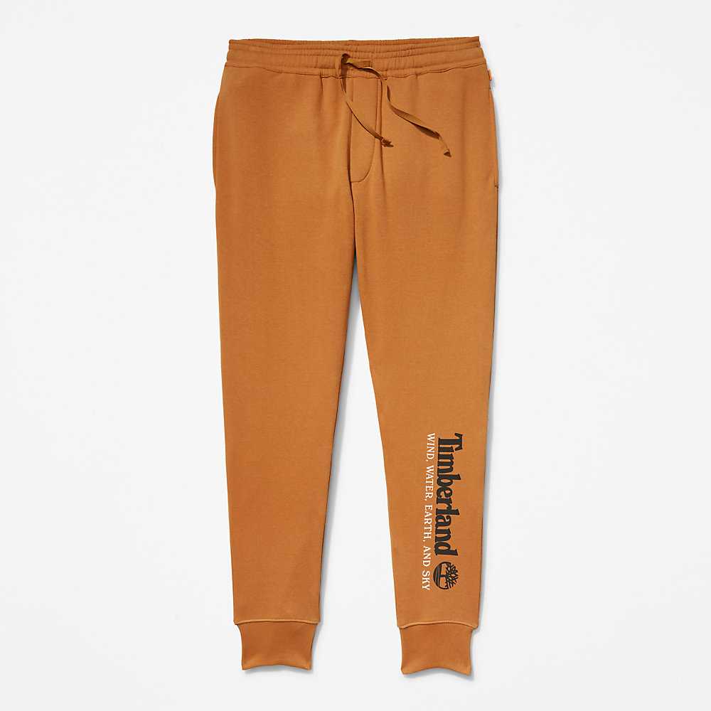 Light Brown Men's Timberland Wind Water Earth And Sky Track Pants | Israel-6278159