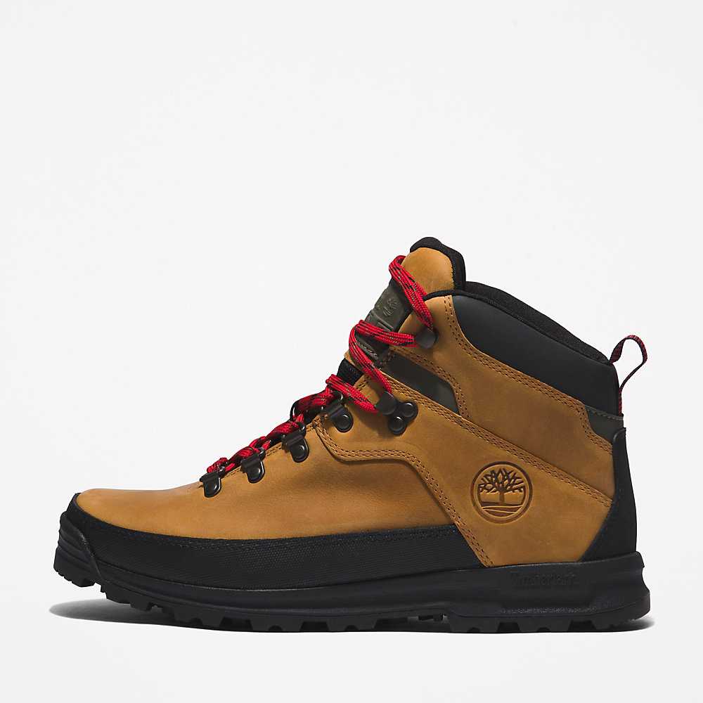 Light Brown Men's Timberland World Hiker Hiking Boots | Israel-2139478