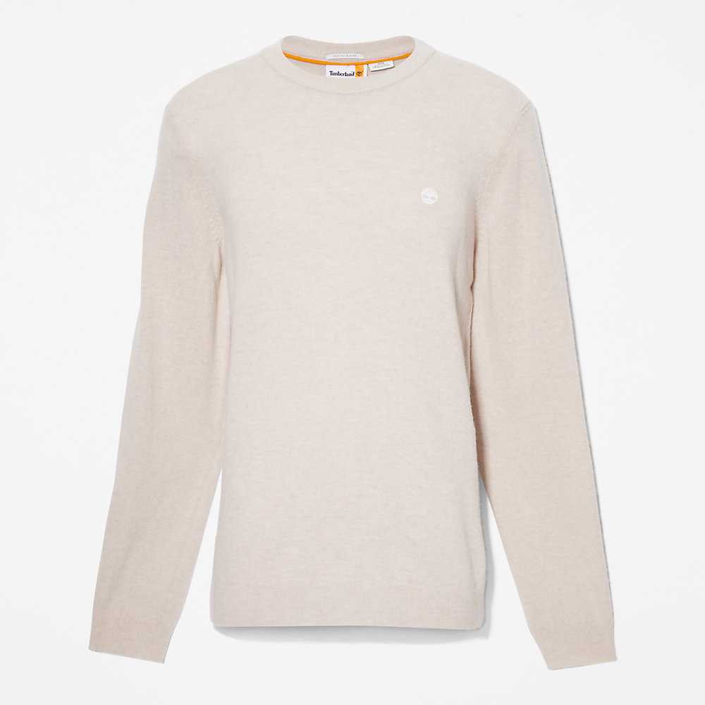 Light Grey Men's Timberland Cohas Sweatshirt | Israel-4657089