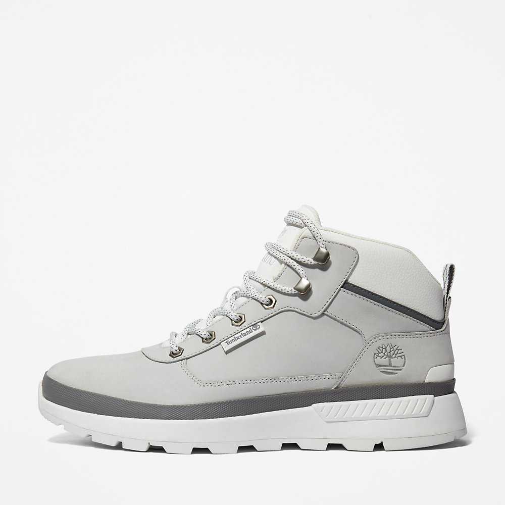 Light Grey Men's Timberland Field Trekker Hiking Boots | Israel-3482170