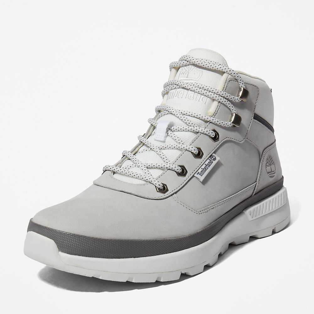 Light Grey Men's Timberland Field Trekker Hiking Boots | Israel-3482170