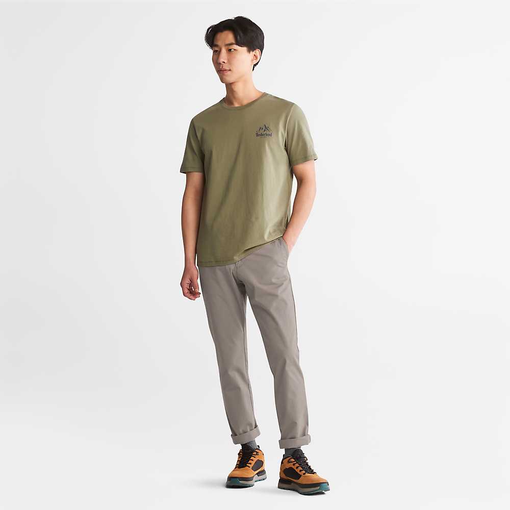 Light Grey Men's Timberland Sargent Lake Stretch Chinos | Israel-6581497