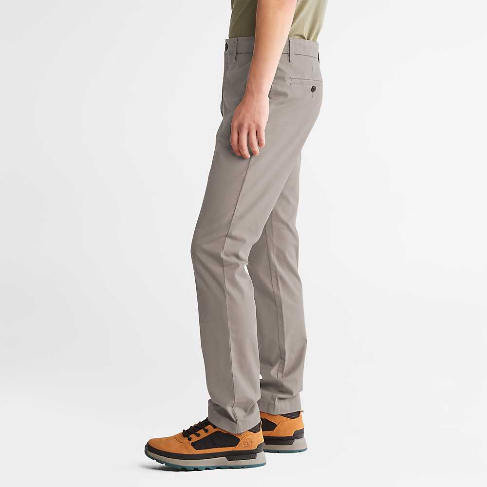 Light Grey Men's Timberland Sargent Lake Stretch Chinos | Israel-6581497