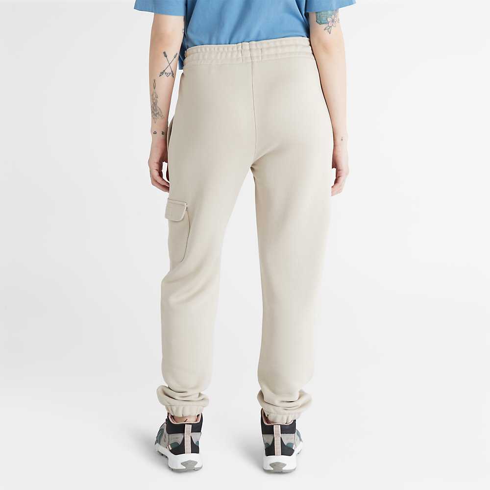 Light Grey Women's Timberland Cargo Track Pants | Israel-5823794